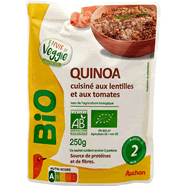  Quinoa aux lentilles et tomates bio