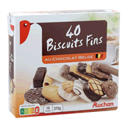 Assortiment de biscuits fins au chocolat Belge