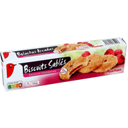  Biscuits sablés fourrés à la framboise