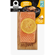  Pavé de saumon royal ASC avec planche en bois