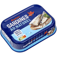  Sardines entières au naturel