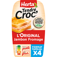 Herta Herta Tendre Croc' - Croque Monsieur Jambon Fromage