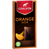  Tablette de chocolat noir à l'orange