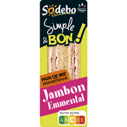  Sandwich Jambon emmental