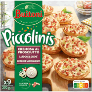  Mini-pizzas aux lardons et crème