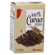  Poudre chocolatée non sucrée 100% cacao