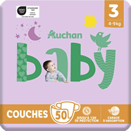  Couches taille 3 (4-9 kg)