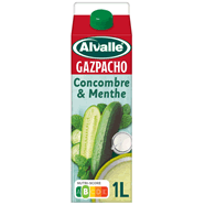  Gazpacho de concombre et menthe
