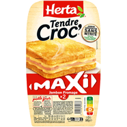Herta Herta Tendre Croc' - Croque Monsieur Jambon Fromage Maxi