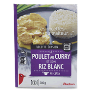  Poulet au curry et riz