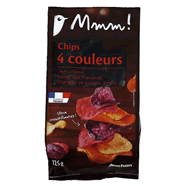  Chips nature 4 couleurs