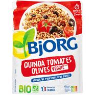  Quinoa à la tomate et olives bio