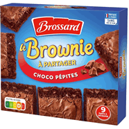  Gâteaux brownie aux pépites de chocolat