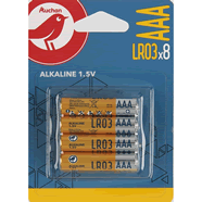  8 piles alcaline LR03 type AAA