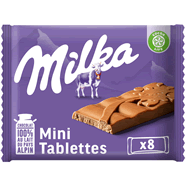  Mini tablettes de chocolat au lait