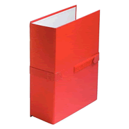  Chemise extensible balacron rabat 24 x 32cm rouge