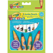  8 maxi crayons de couleur