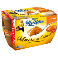 La Laitière velours de crème caramel 4x85g