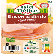  Bacon de dinde fumé halal