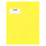  Protège cahier 17 x 22cm jaune