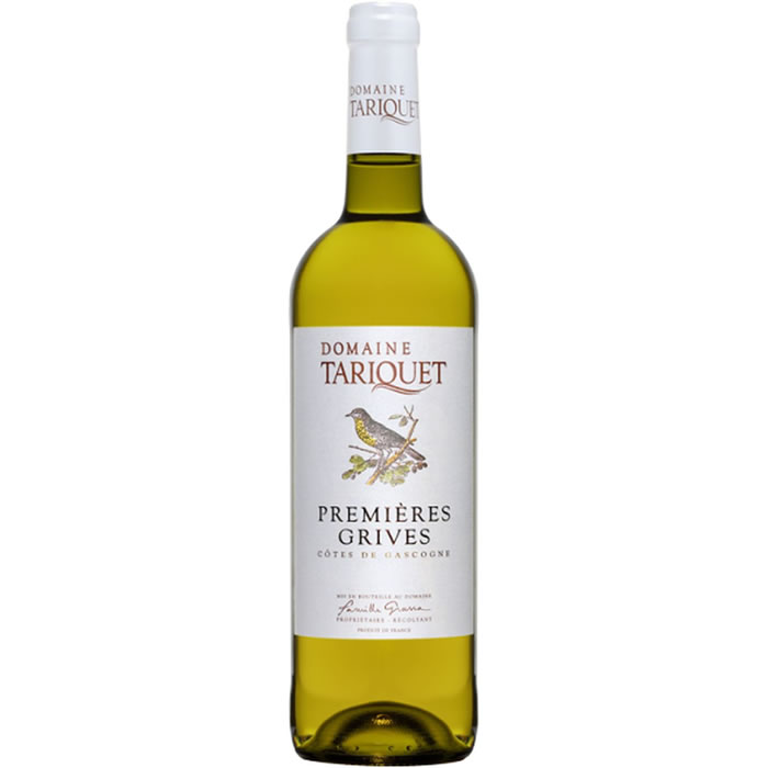 COTES DE GASCOGNE Domaine du Tariquet 1er grives Vin blanc sec IGP