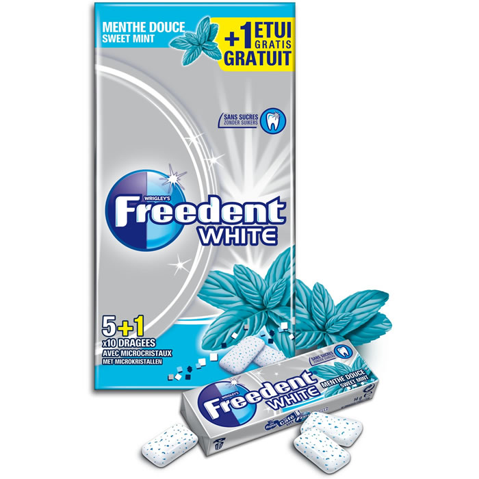 FREEDENT White Chewing-gum menthe douce