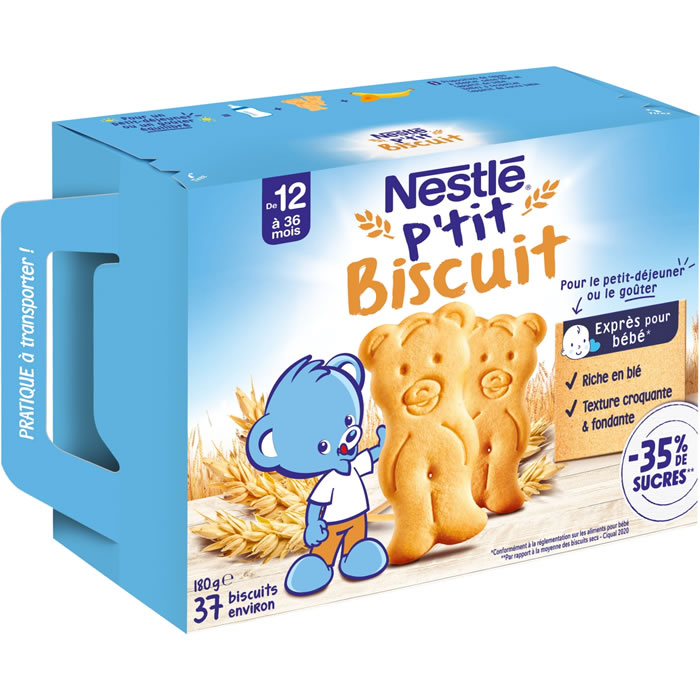 NESTLE P'tit Biscuit Biscuits oursons dès 12 mois