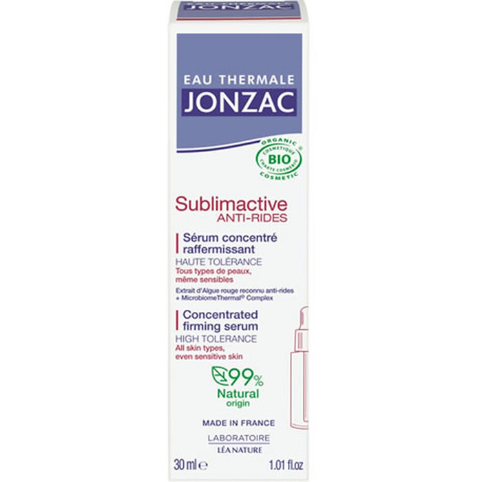 EAU THERMALE JONZAC Sublimactive Sérum concentré raffermissant anti-rides bio