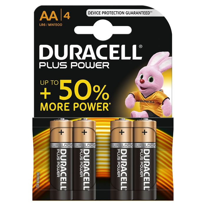 DURACELL Plus Power Piles alcaline LR6 - type AA