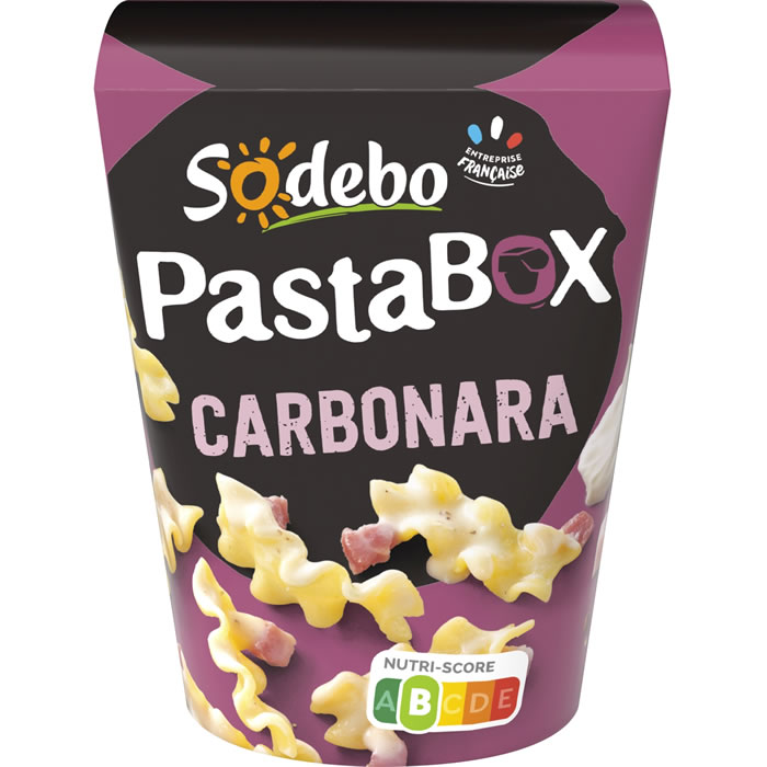 SODEBO Pasta Box Fusilli à la carbonnara
