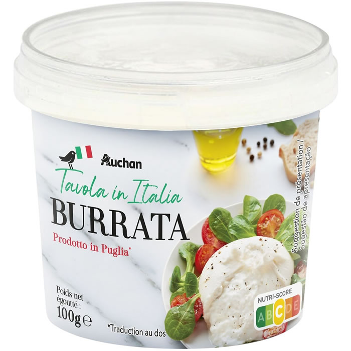 AUCHAN Tavola in Italia Burrata