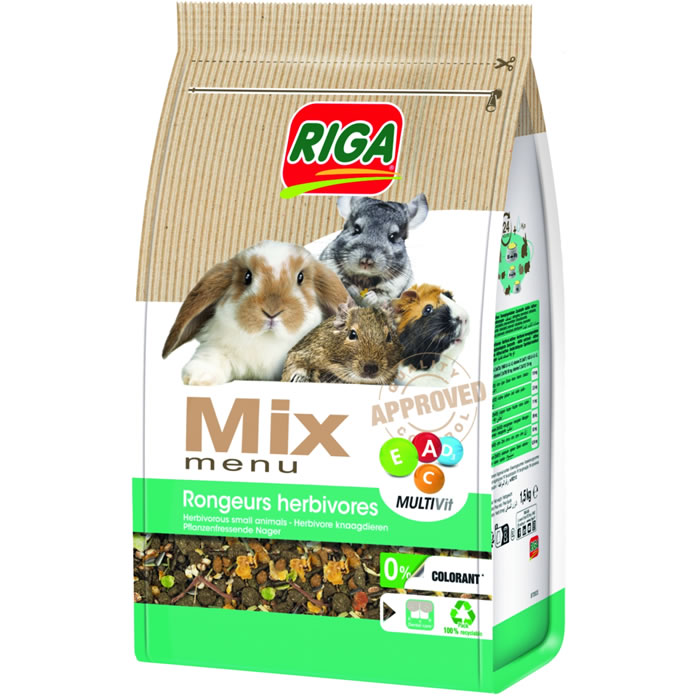 RIGA Mix Menu herbivores pour rongeurs