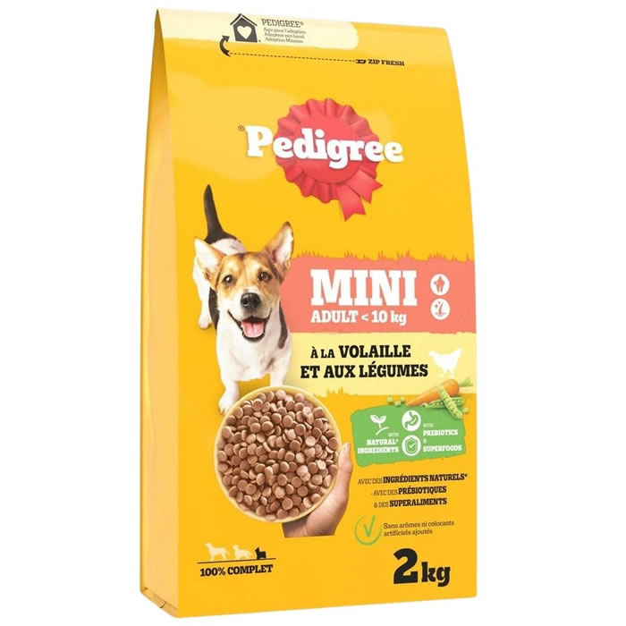 PEDIGREE Croquettes pour chien à la volaille et légumes