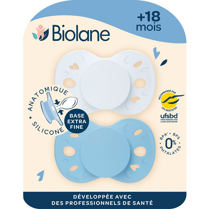 BIOLANE Essentielle Tétines 3ème âge en silicone