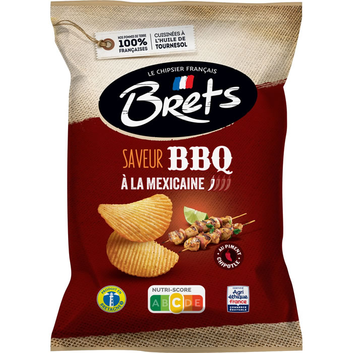 BRET'S Chips goût barbecue à la mexicaine