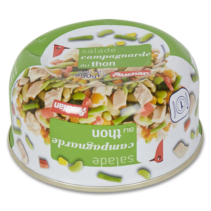 AUCHAN Salade campagnarde au thon