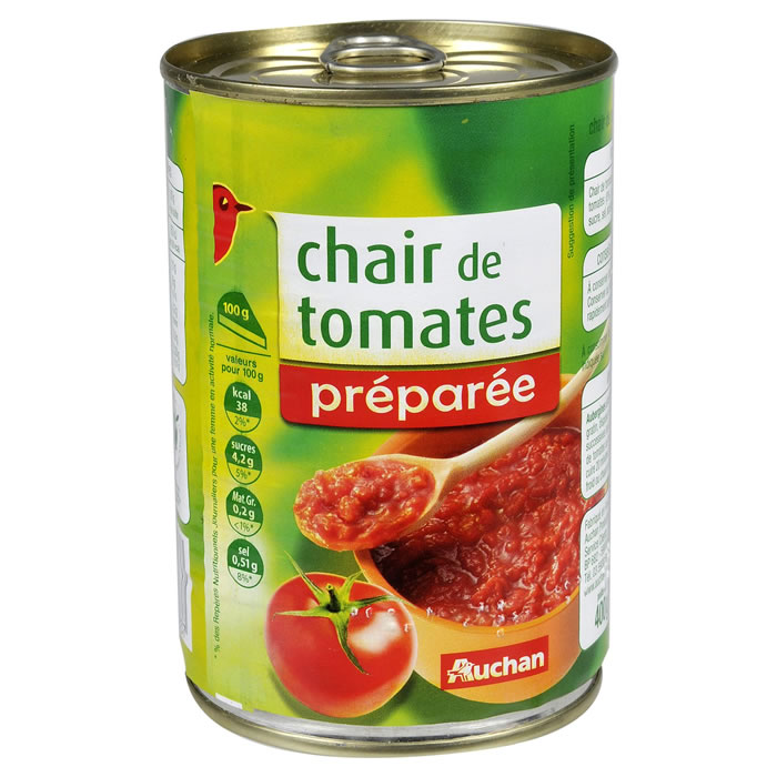 AUCHAN Chairs de tomates préparées