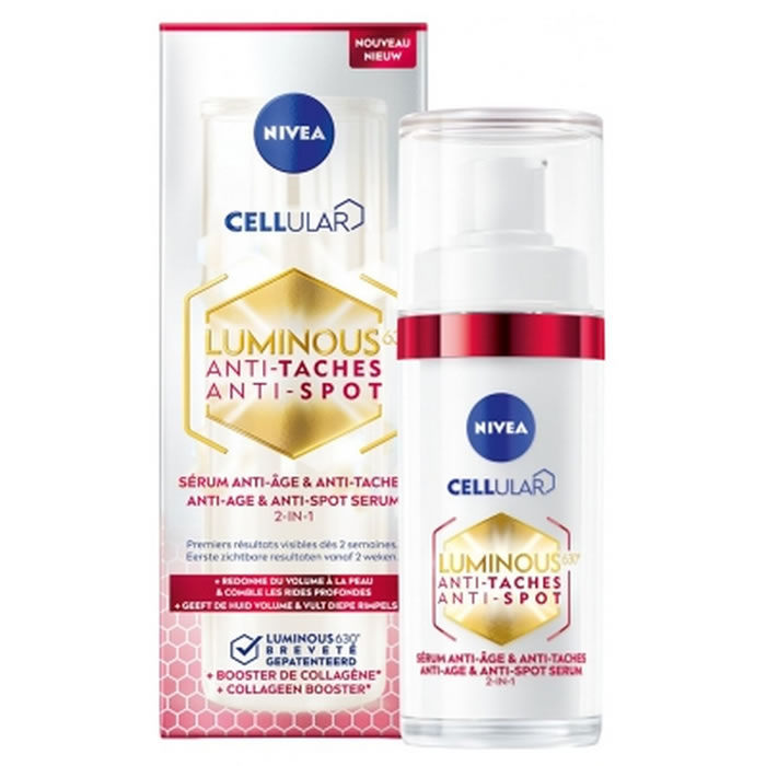 NIVEA Cellular Luminous 360 Sérum soin anti-âge, anti-tâches visage