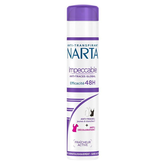 NARTA Impeccable Déodorant anti-traces et anti-décolorations