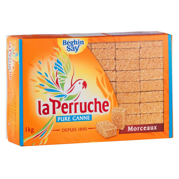 BEGHIN SAY : La Perruche - Sucre roux de canne en morceaux : 1 Kg ...