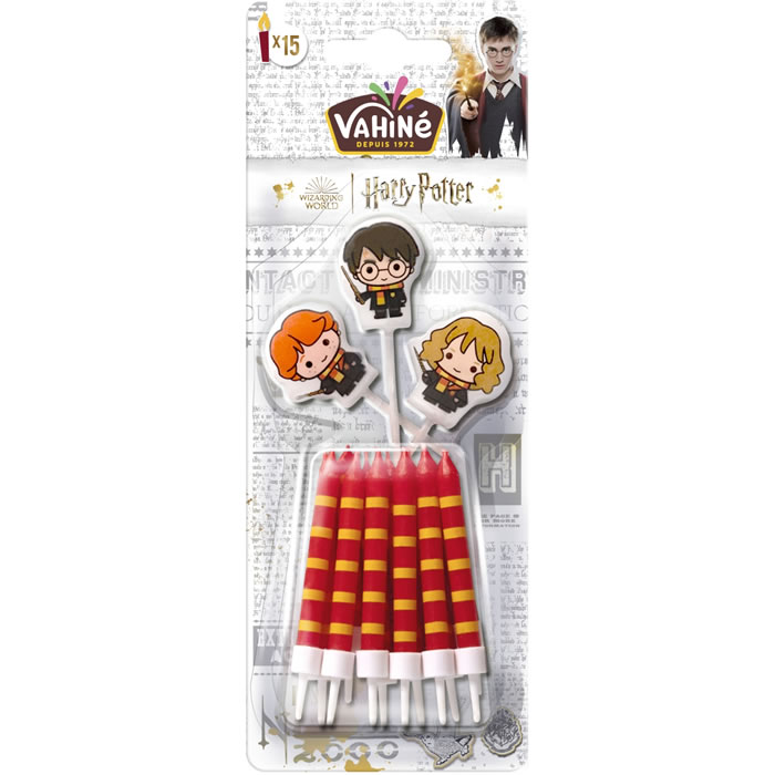 VAHINE Bougies d'anniversaire Harry Potter