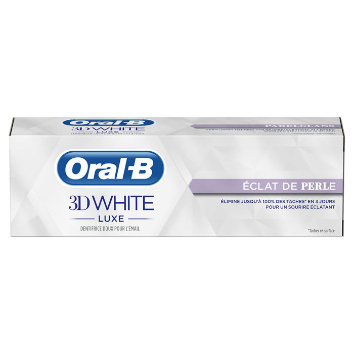 ORAL-B 3D White Dentifrice blancheur pearl glow