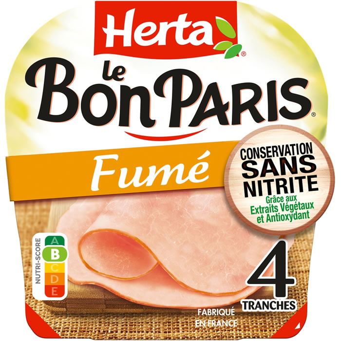 HERTA Le Bon Paris Jambon fumé sans nitrite