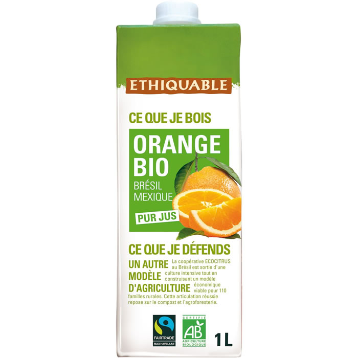 ETHIQUABLE Jus d'orange bio