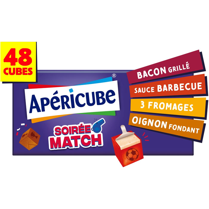 APERICUBE Soirée Match Dés de fromage multi-variétés