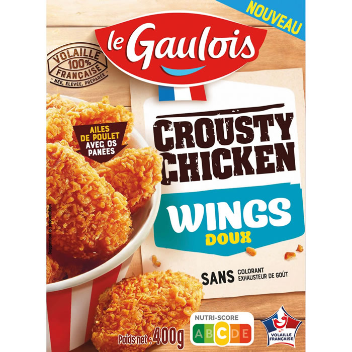 LE GAULOIS Crousty Chicken Ailerons de poulet panés