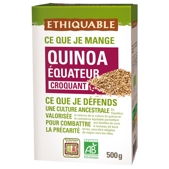 ETHIQUABLE Quinoa d'equateur bio