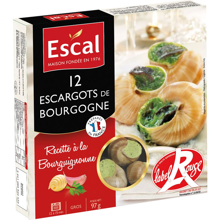 ESCAL Escargots de Bourgogne label rouge