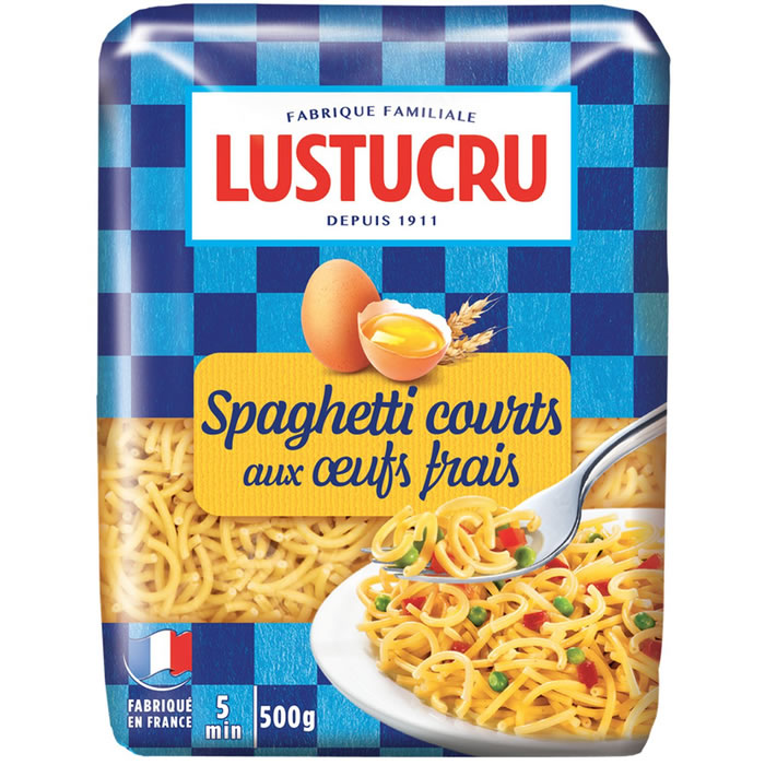 LUSTUCRU Spaghetti court 3 minutes