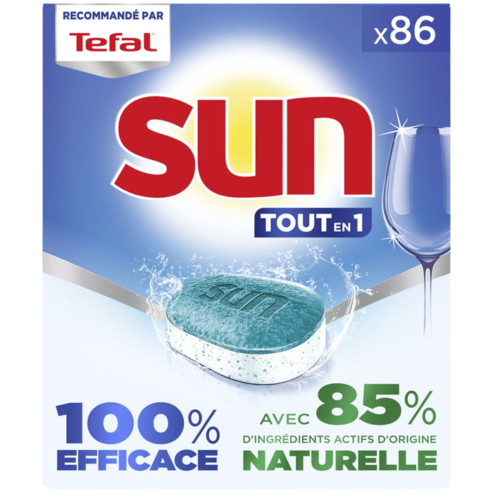 SUN Tablettes lave-vaisselle tout en 1